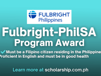 Fulbright-PhilSA Program Award 2024