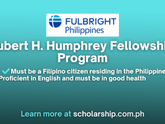 Hubert H. Humphrey Fellowship Program 2025-2026