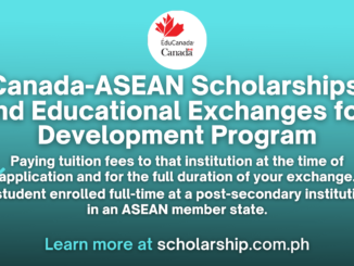 Canada-ASEAN Scholarships and Educational Exchanges for Development Program | 2024
