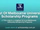 Melbourne University Scholarship Programs | 2024