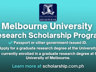 Melbourne University Research Scholarship | 2025