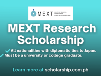 MEXT Research Student Scholarship 2025-2026