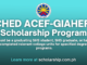 CHED ACEF-GIAHEP Scholarship Online Application 2024-2025