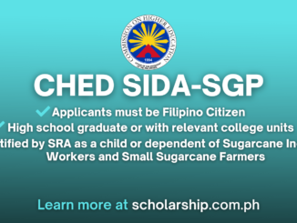 CHED SIDA-SGP 2024 Application Guide