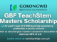 GBF TeachStem Masters Scholarship Online Application for AY. 2024