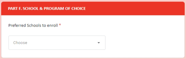 Vivant Stem Scholarship Application Form Image for School and Program Information