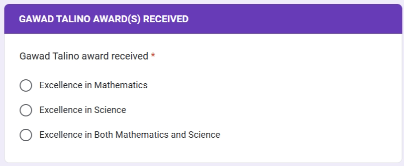 MDFI Gawad Talino Scholarship program AY. 2024 Online Application Form