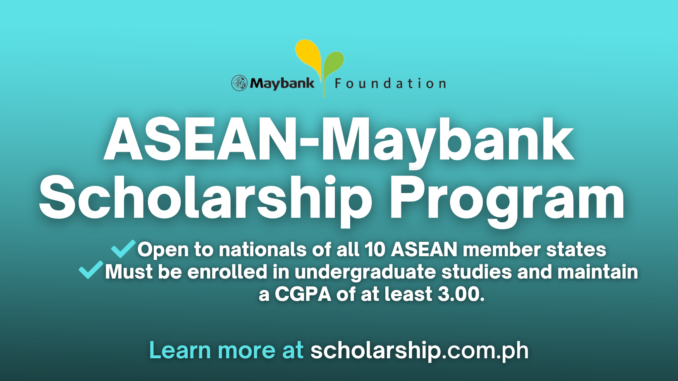 ASEAN-Maybank Scholarship Program