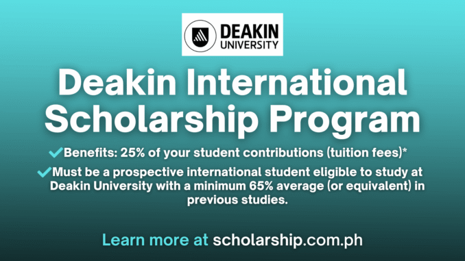 Deakin International Scholarship Program