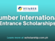 Humber International Entrance Scholarships