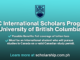 UBC International Scholars Program (University of British Columbia)