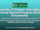 University of Oregon ICSP Scholarship (International Cultural Service Program)