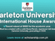 Carleton University International House Award