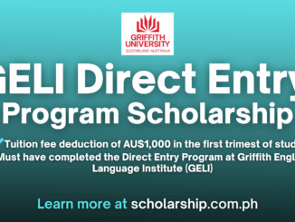 GELI Direct Entry Program Scholarship