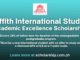 Griffith Vice Chancellor’s International Scholarship