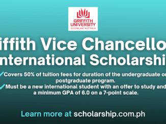 Griffith Vice Chancellor's International Scholarship