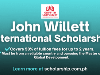 John Willett International Scholarship