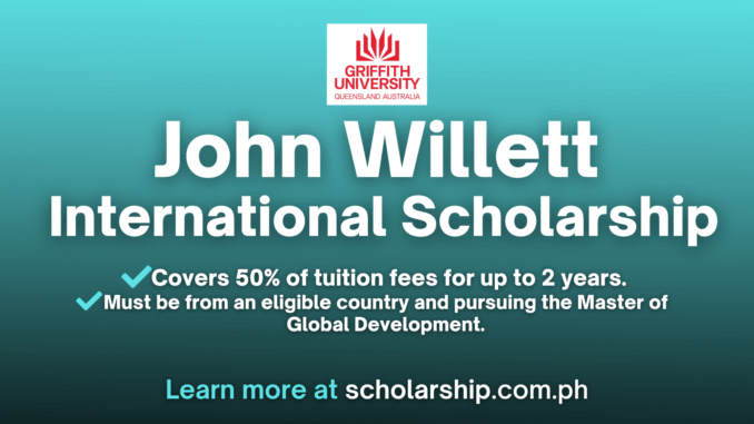 John Willett International Scholarship