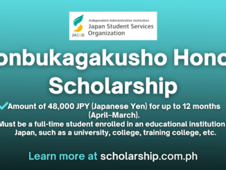 Monbukagakusho Honors Scholarship