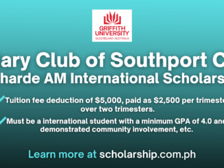 Rotary Club of Southport Cyril Richarde AM International Scholarship