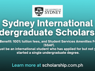 Sydney International Undergraduate Scholarship